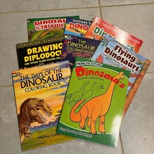 New Dinosaur Coloring and Activity Books